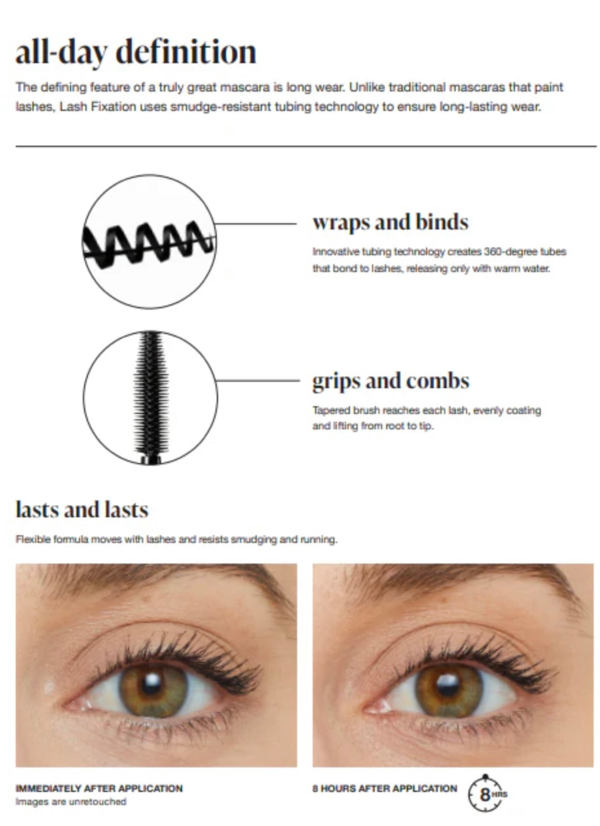 角蛋白羽睫纖長睫毛膏Lash Fixation Length & Definition Tubing Mascara