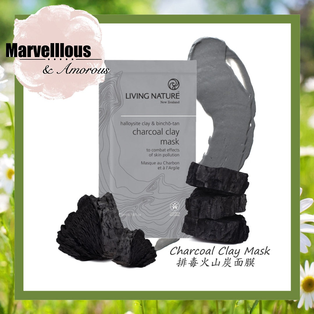 Living Nature Charcoal Clay Mask